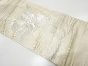 アンティーク　鳳凰模様刺繍袋帯（材料）